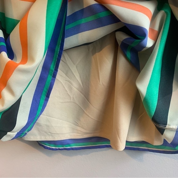 NWT Collective Concepts Colorful Striped Tank Mini Dress Size Large - Picture 12 of 13